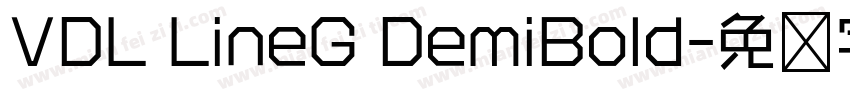 VDL LineG DemiBold字体转换